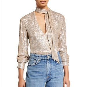 Jonathan Sumkhai Sequin Bodysuit